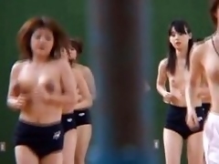 Asian Girlhood Jiggle Semi Vacant respecting Gym Gallimaufry